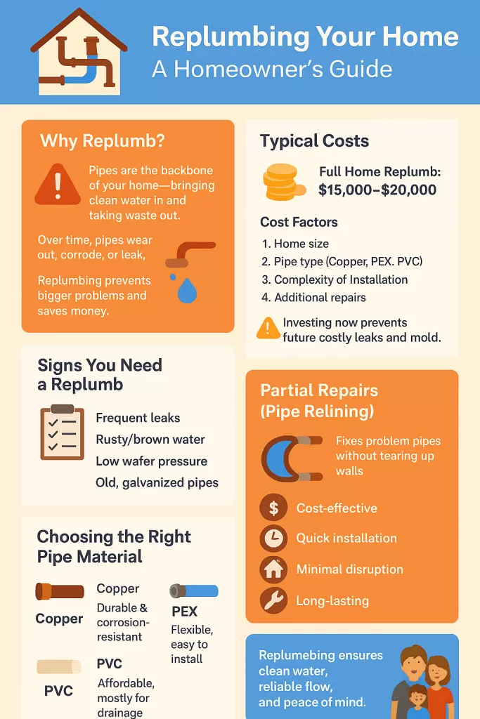 How Much Does It Cost to Replumb a House?
