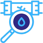 Icon for bathroom and kitchen leak detection services