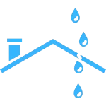 Icon for roof leak detection and repair