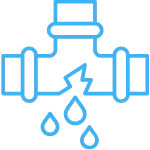 Icon for water leak detection service
