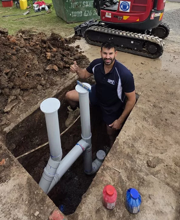 plumber excavation work