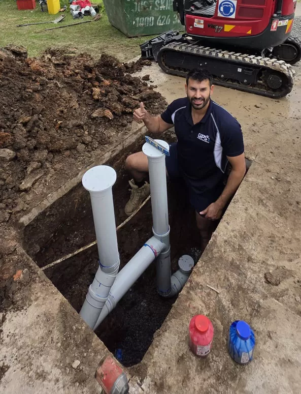 plumber excavation work